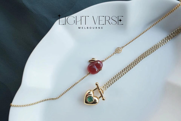 Red Rabbit - 18K Solid Gold Red Agate Lucky Rabbit Bracelet, Year of Rabbit, 2023 lunar New Year Lucky Charm Bracelet, Gift for Her